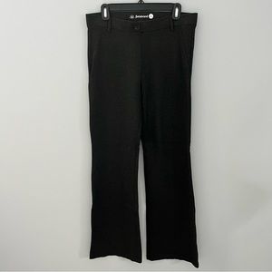 Betabrand Pants Womens Large Petite Charcoal Boot Cut Dress Pant Yoga Pull On